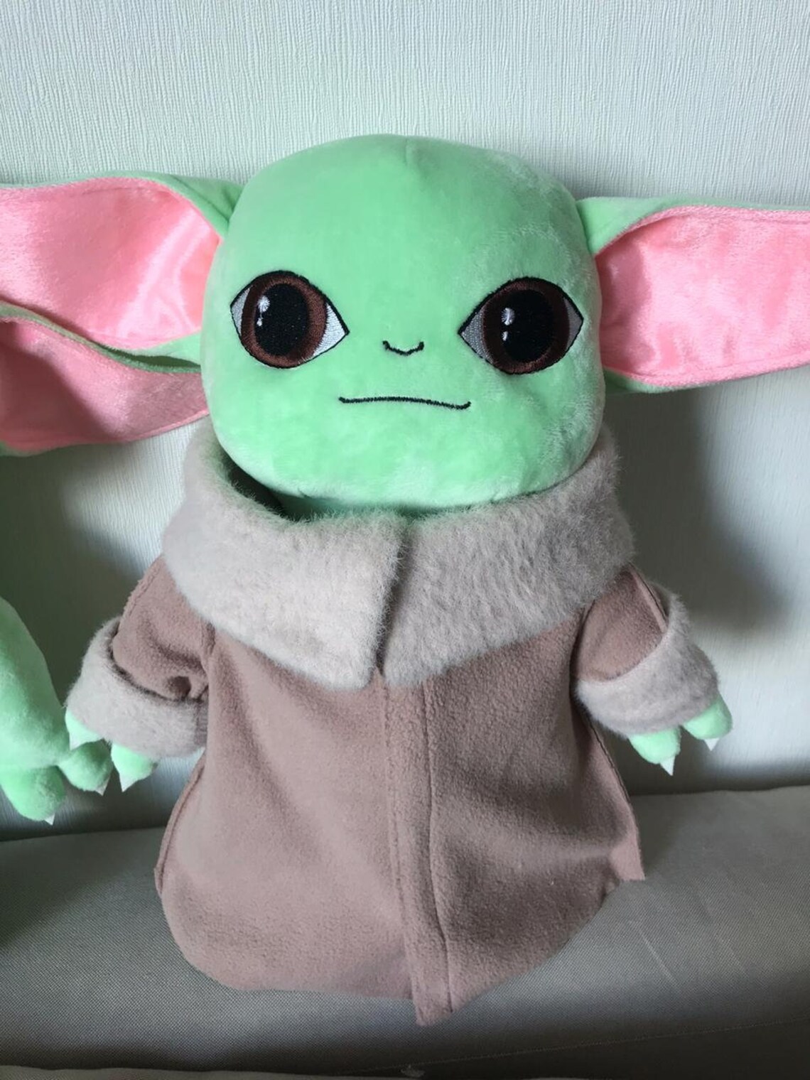 Baby Yoda soft toy mandalorian Etsy