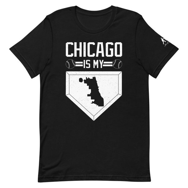 Chicago Home Unisex T-Shirt - Chicago Baseball Gift - Home State Gift - Shirt For Chicagoan