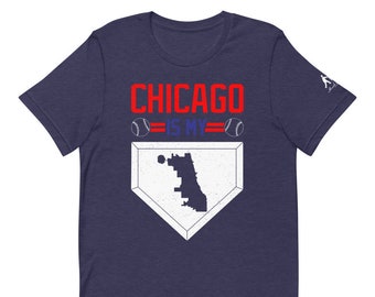 Chicago Baseball, Wrigley Field, Chicago Cubs, Short-Sleeve Unisex T-Shirt