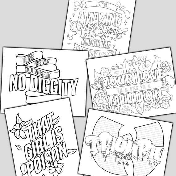 13+ Hiphop Coloring Pages