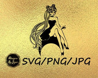 Download Free Sexy Sailor Moon Etsy SVG Cut Files