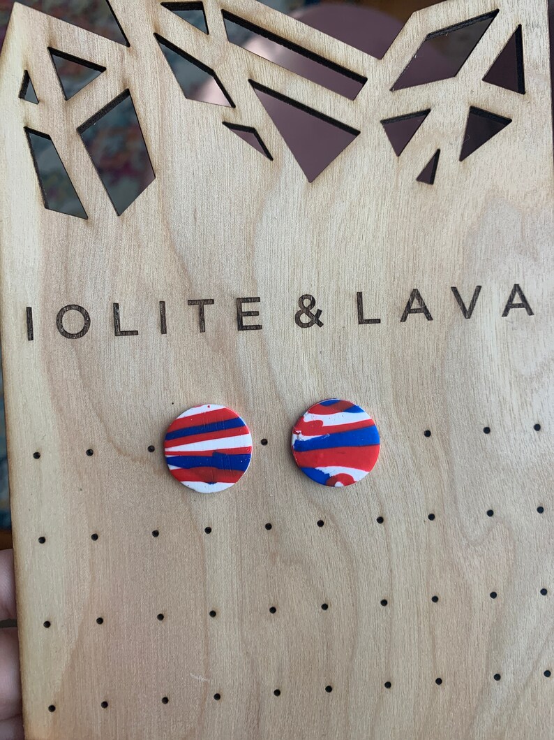 Buffalo Bills Inspired Zubaz Studs