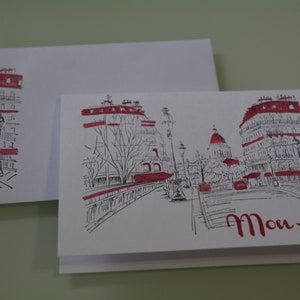 Mon Ami - My Friend Paris Watercolor