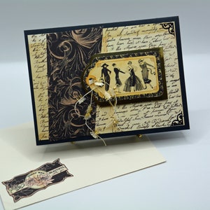 Vintage Ladies Greeting Card