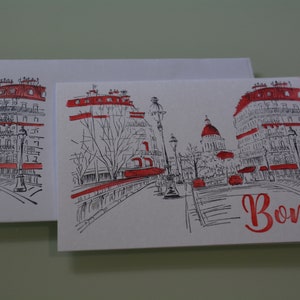 Bon Jour - Good Day Paris Notecard