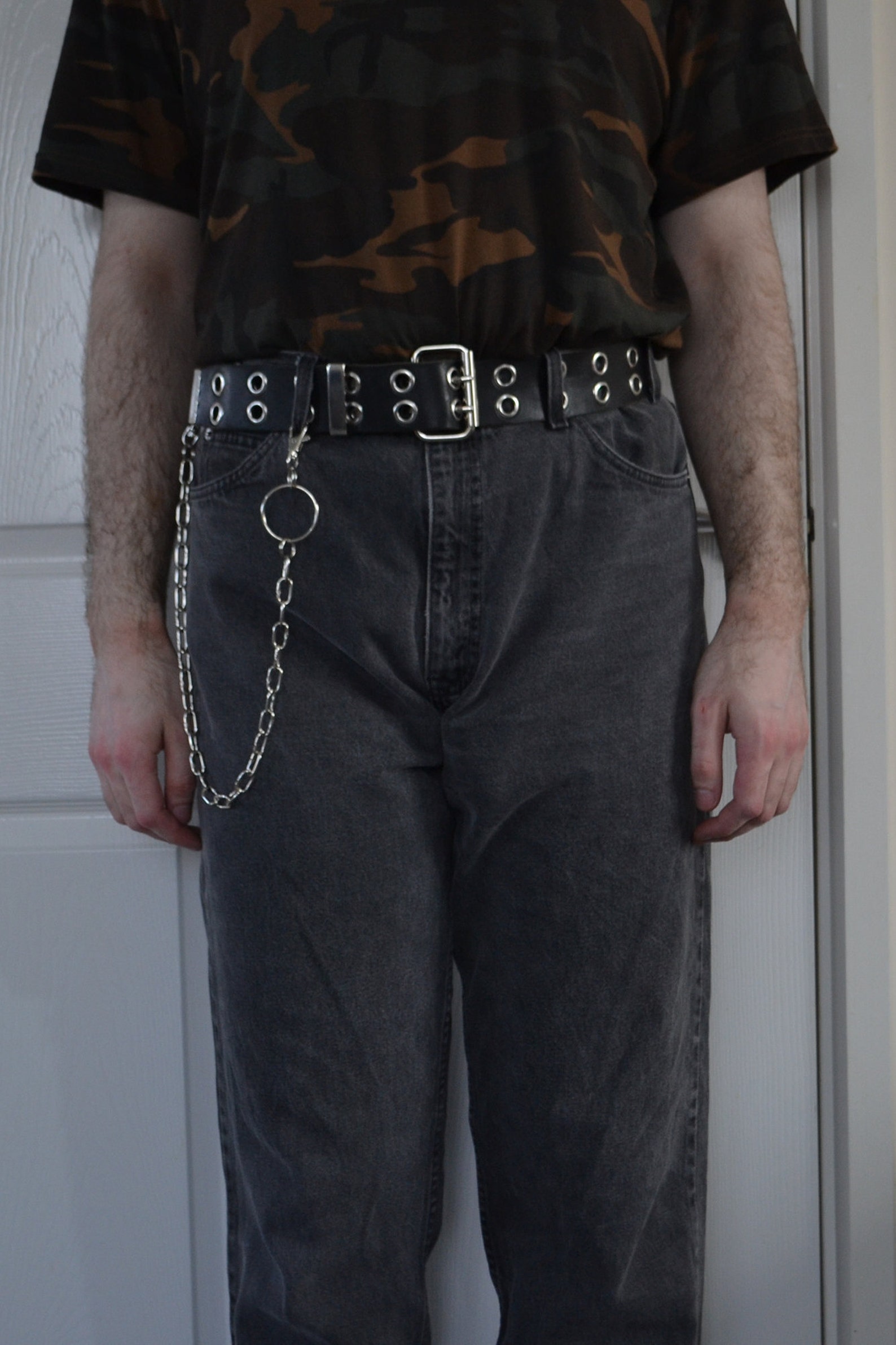 Wallet Chain With O-ring Belt Chain 90's Trouser Chain | Etsy