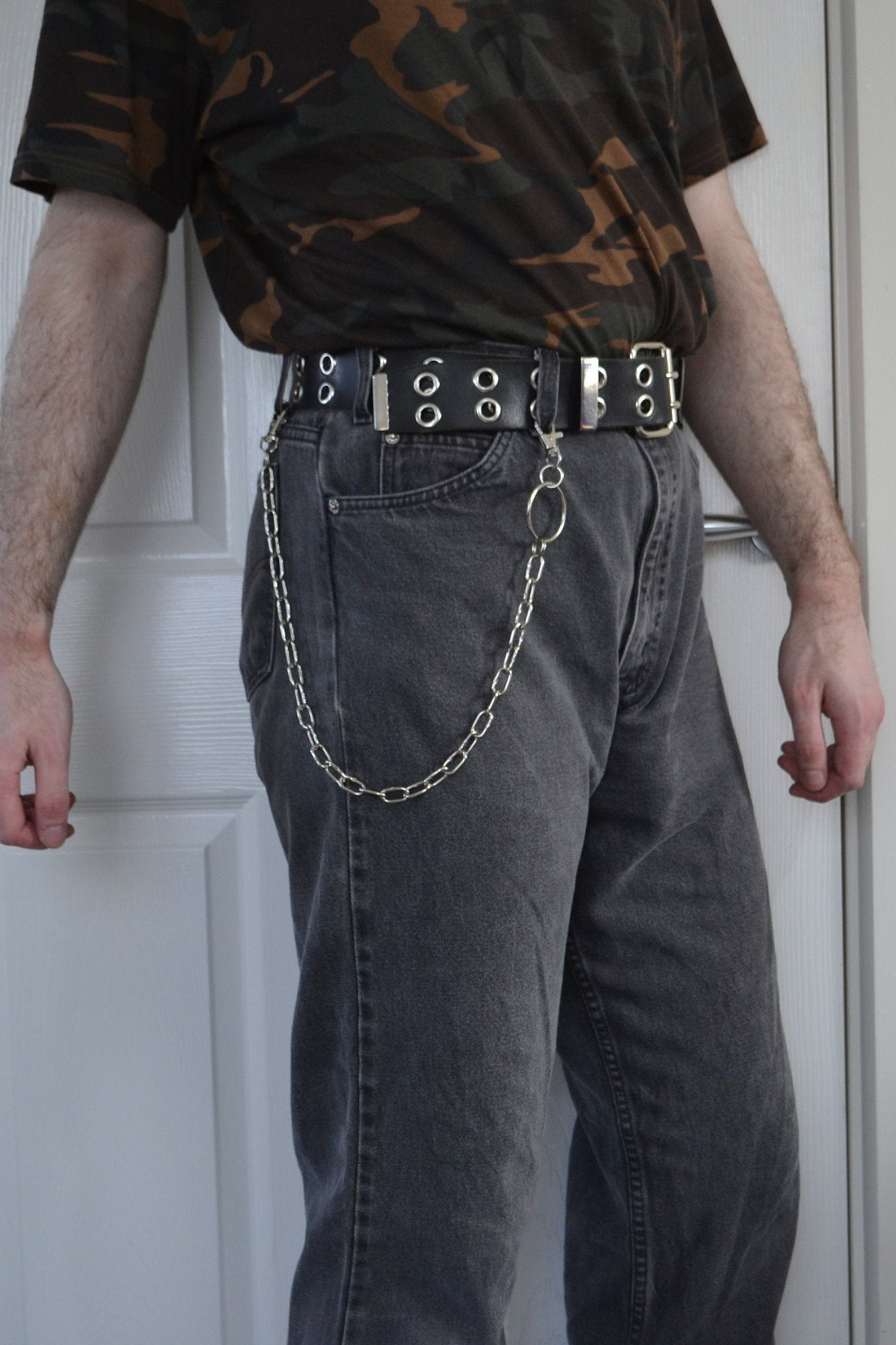 Wallet Chain With O-ring Belt Chain 90's Trouser Chain - Etsy