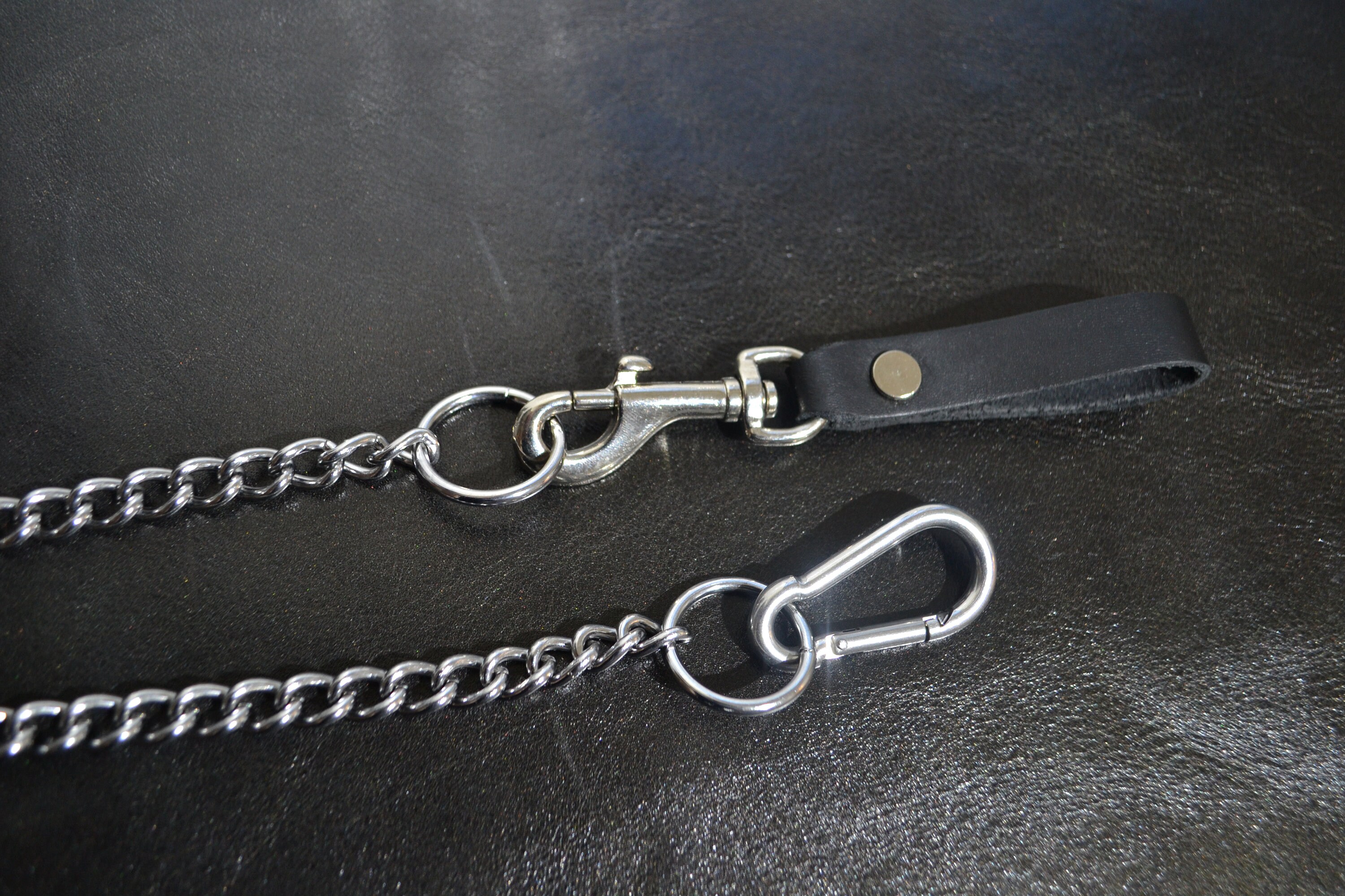 Triple Wallet Chain With O Ring, Belt Chain, 90's Trouser Chain,  Industrial, Alternative, Grunge, Goth, Punk, Rock, Grungy 