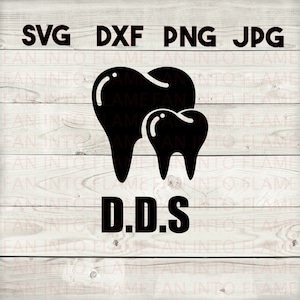 dentiste dds SVG, DXF, png, jpg, téléchargement numérique, silhouette, cricut