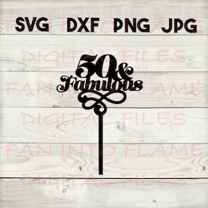 50 fabelhafte SVG, DXF, png, jpg, digitaler Download, Silhouette, Cricut