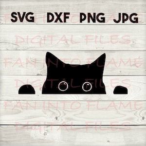 Katze SVG, DXF, png, jpg, digitaler Download, Silhouette, Cricut