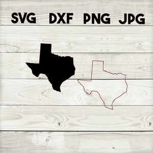 Texas state SVG, DXF, png, jpg, digital download, silhouette, cricut