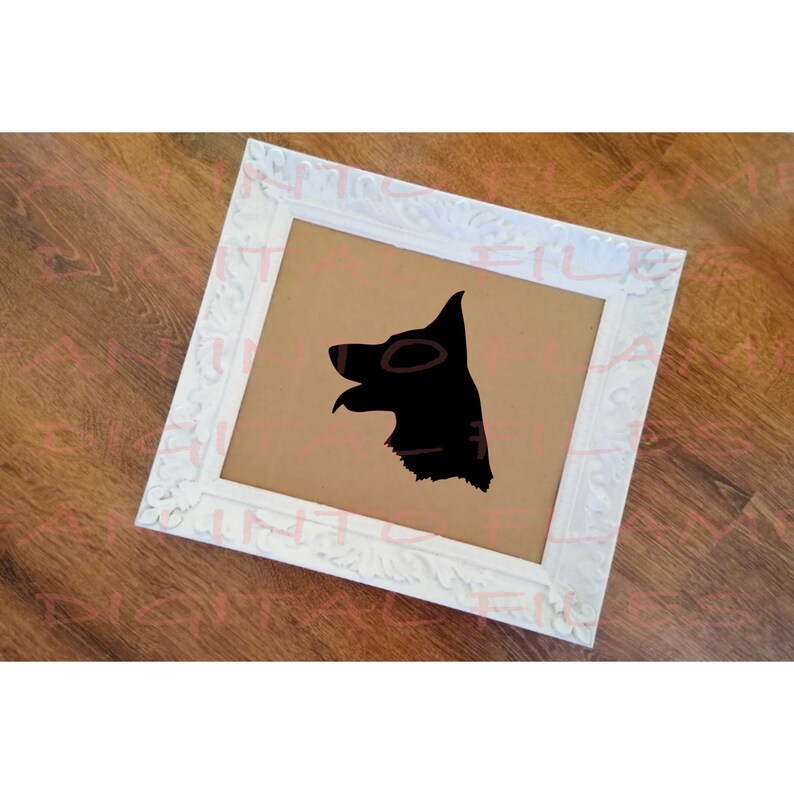 German shepherd SVG, DXF, png, jpg, digital download, silhouette, cricut, glowforge image 5