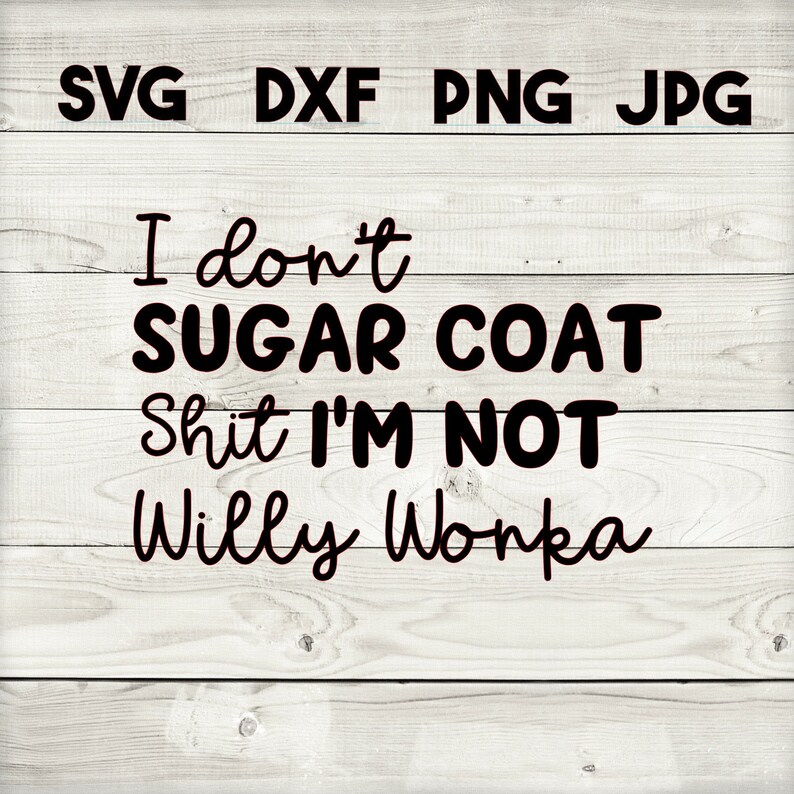Willie Wonka SVG DXF Png Jpg Digital Download Silhouette - Etsy