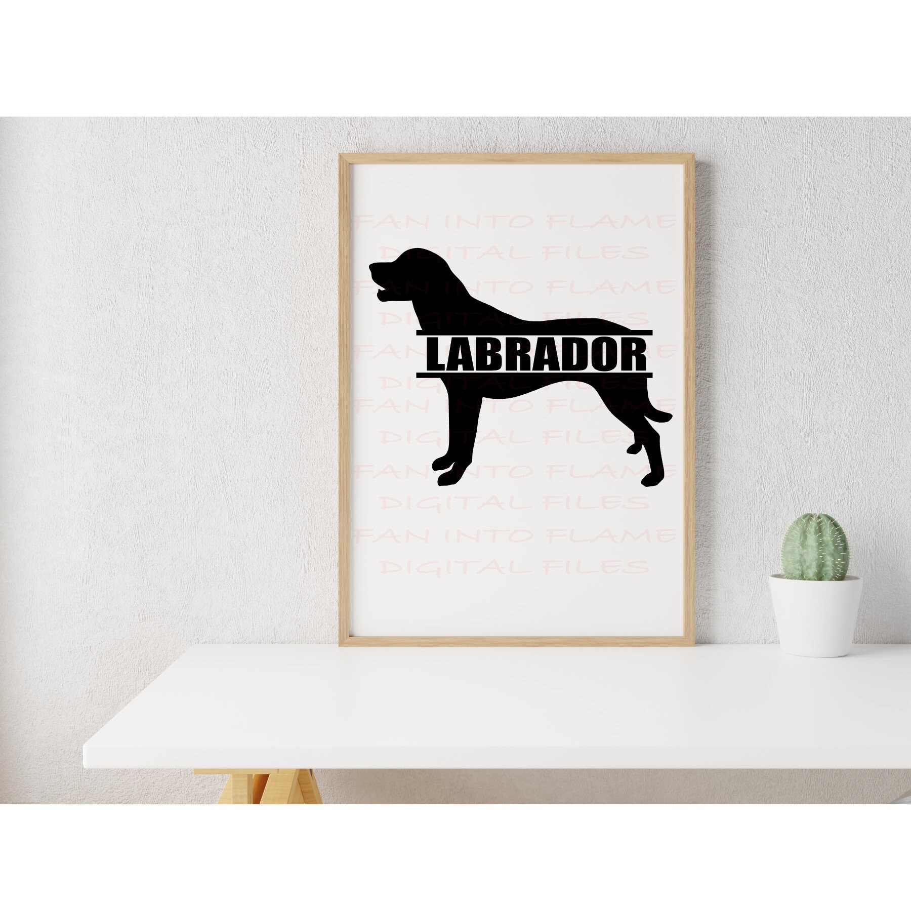 Lab Split Monogram SVG, DXF, Png, Jpg, Digital Download, Silhouette ...