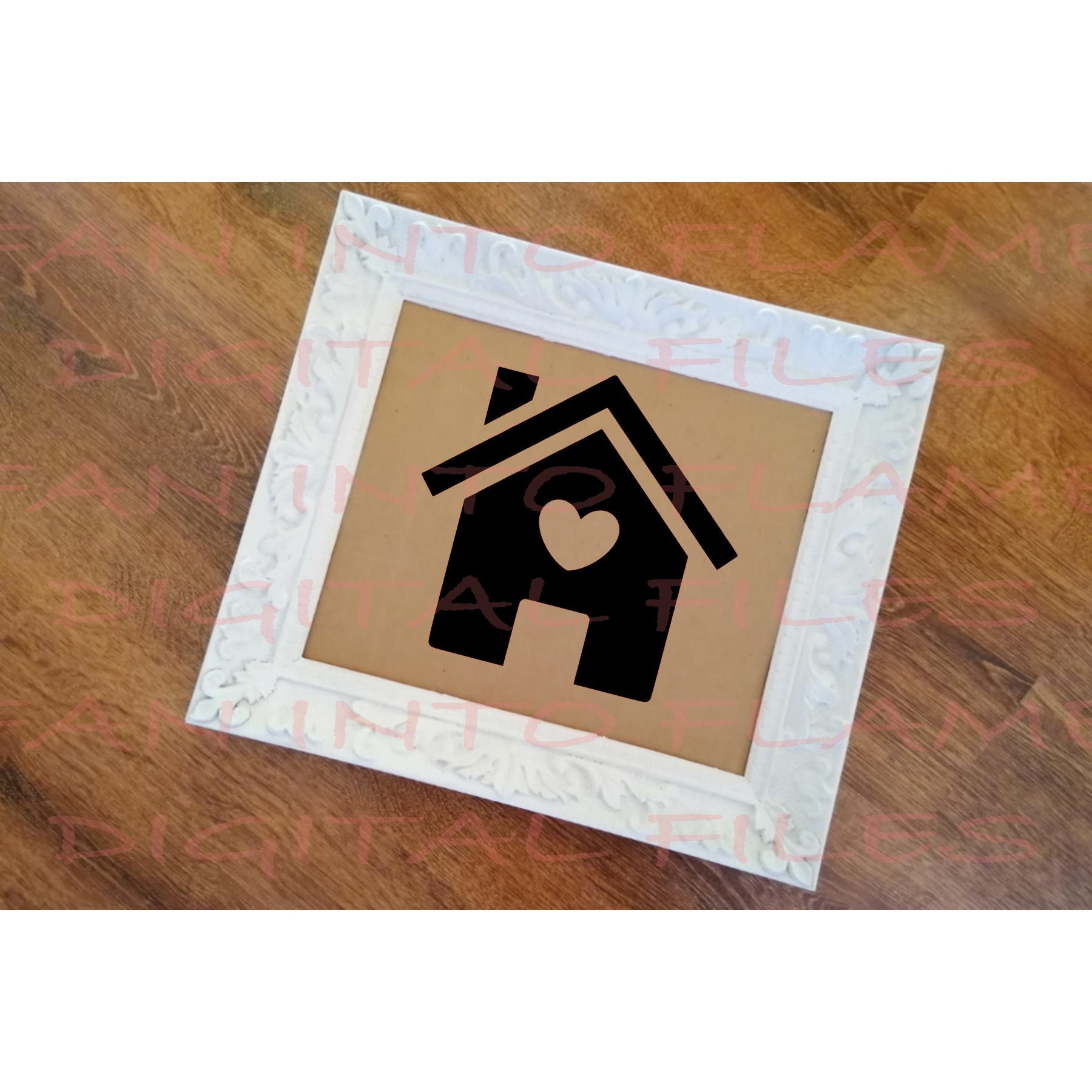 House SVG DXF png jpg digital download silhouette cricut | Etsy