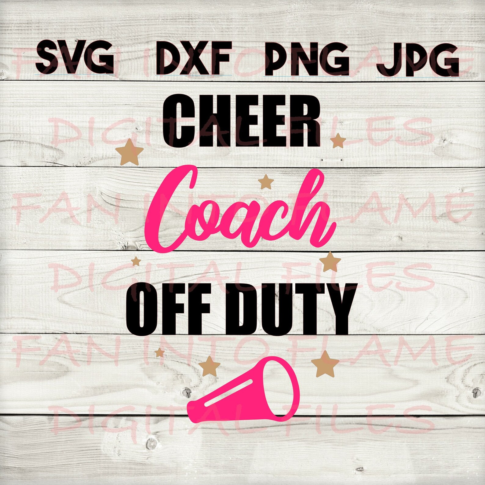 Cheer Coach SVG DXF Png Jpg Digital Download Silhouette - Etsy