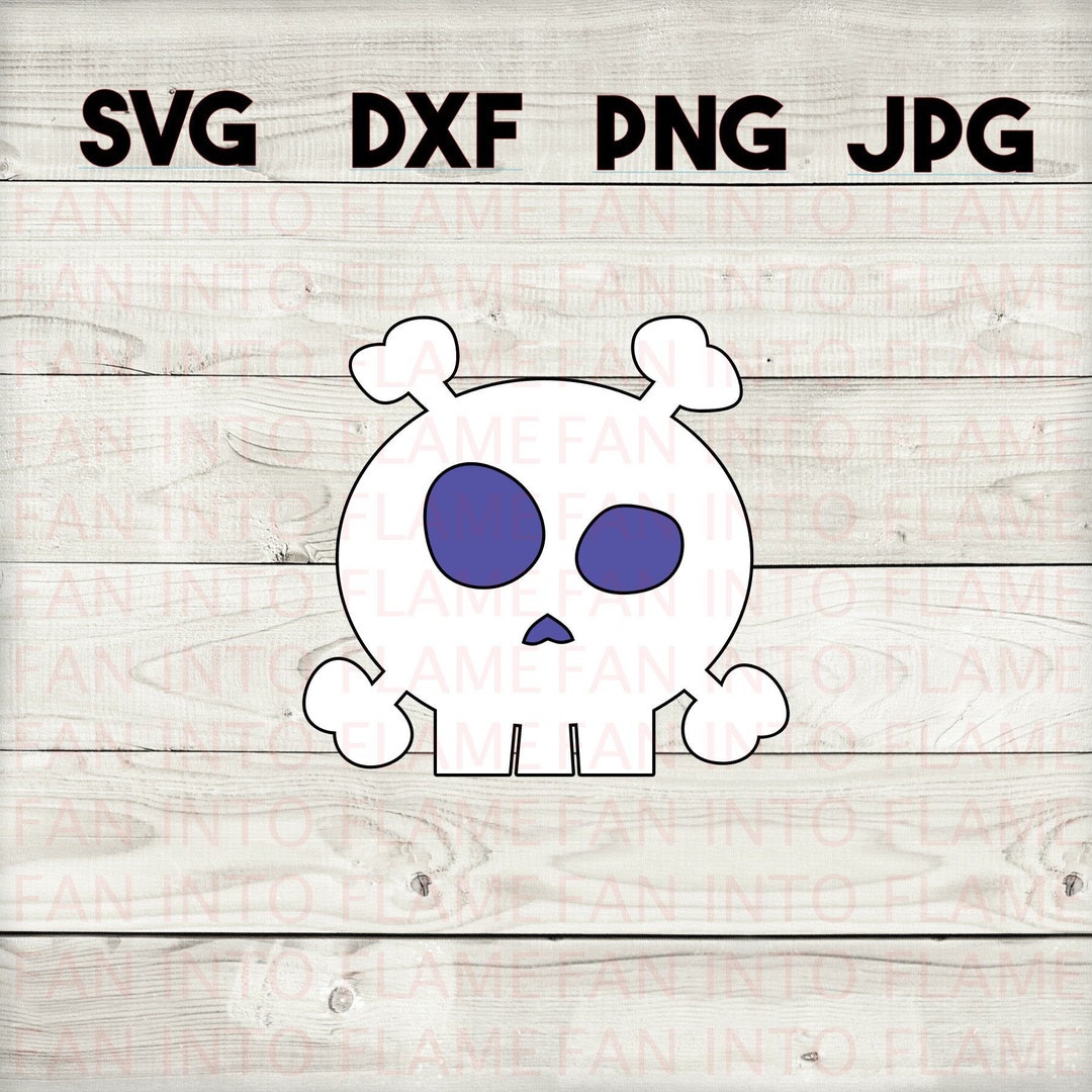 Skull and Crossbones SVG, DXF, Png, Jpg, Digital Download, Silhouette ...