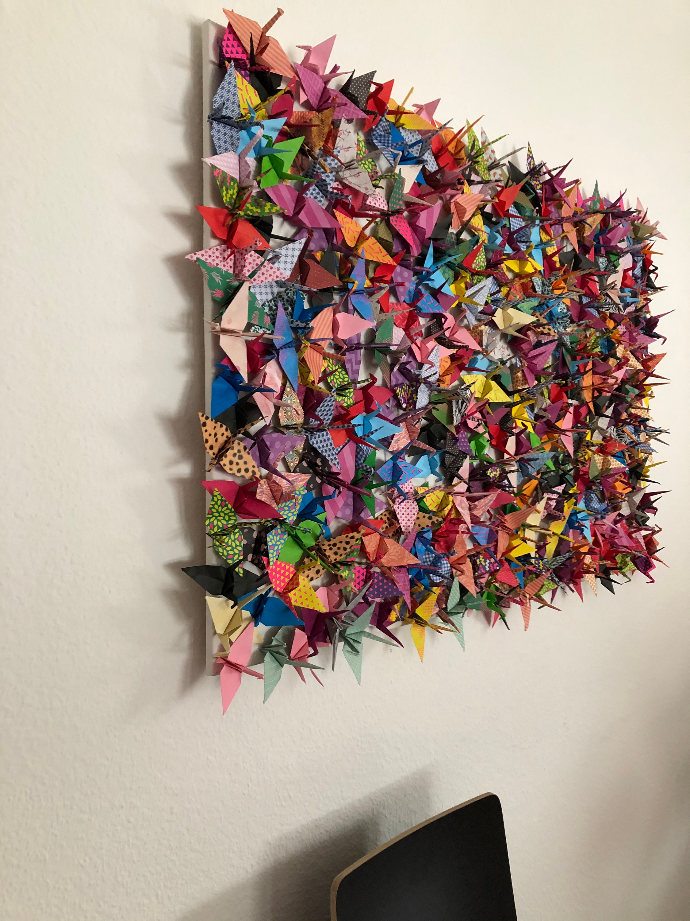 Origami Canvas Paper Art Paper Art Art Etsy
