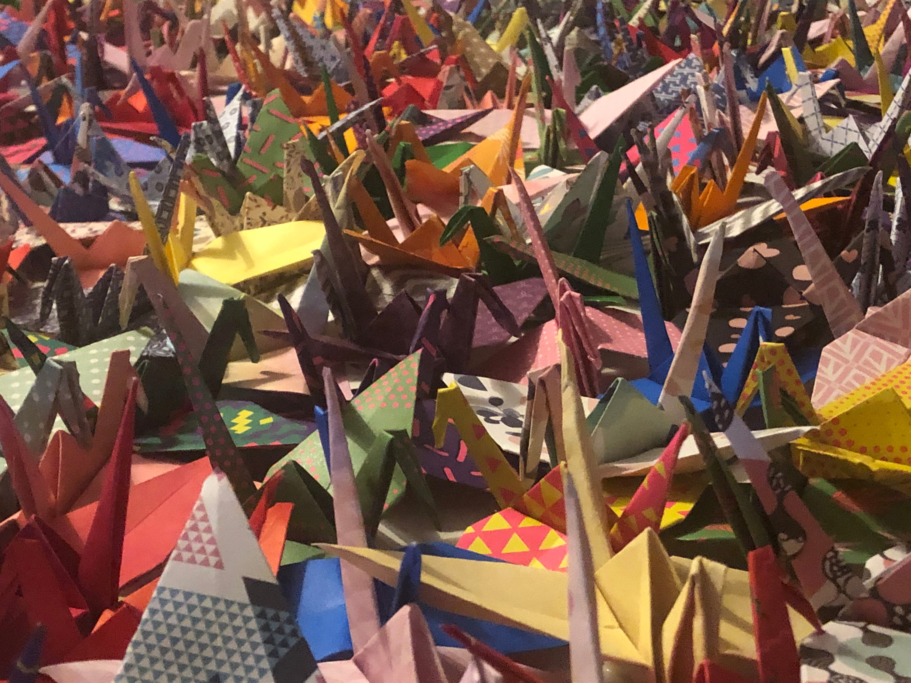 Origami Canvas Paper Art Paper Art Practice Registry Art Wall Art - Etsy