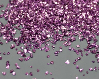 Purple small crushed broken glass 3D nail Resin art Irregular glass chips Glitter stone decoration uv resin epoxy fillings Jewelry making