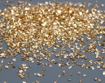 Copper medium irregular crushed broken glass 3D nail art glass chips stone decoration uv resin epoxy fillings Jewelry making supplies