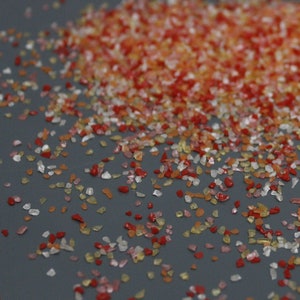 Confetti irregular crushed broken glass nail art Small glass chips glitter stone glass chips uv resin epoxy Jewelry making supplies