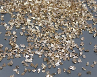 Bronze chunky irregular crushed broken glass 3D nail art glass chips stone decoration uv resin epoxy fillings Jewelry making supplies