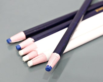 Blauw wit kleermaker krijt potlood Stof krijt Cut-vrij naaien krijt Stof marker pen naaien Tailor accessoires Dressmaker krijt quilter krijt