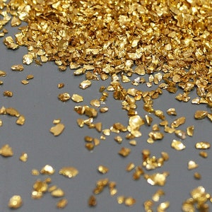 Gold Irregular crushed broken glass 3D nail art Small glass chips glitter stone decoration uv resin epoxy fillings Jewelry making supplies