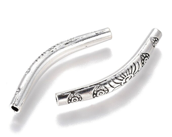 100 Perline Distanziali In Lega Argento Tibetano | A Forma Di Cono 5x3mm | Nichel Free | Bigiotteria Fai Da Te