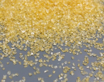 Yellow irregular crushed broken glass nail art Small glass chips stone glass chips uv resin epoxy Jewelry making supplies
