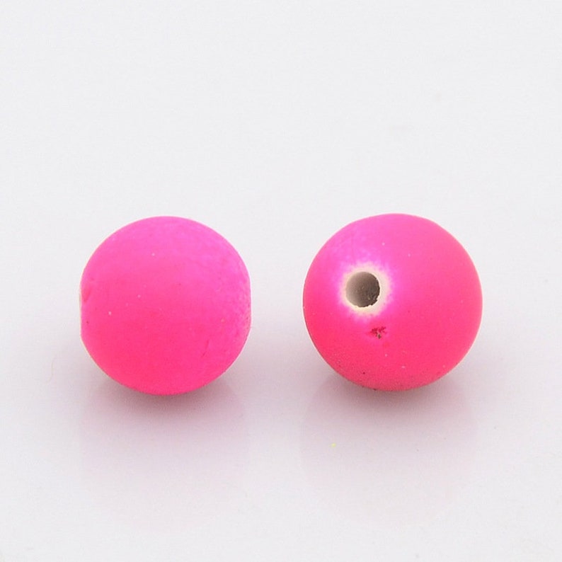 10mm bright colorful beads for jewelry making Neon matte round beads Kid bead for bracelet making Jewelry supplies Jewelry findings