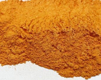 Orange mica powder epoxy resin cosmetics make up nail polish Candle dye Bath bomb soap candle jewelry making Soy wax dye eyeshadow pigment