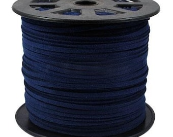 Genuine leather Suede Cord Beading Thread Lace Flat Jewellery Making DIY 3M 3mm Genuine leather Suede Cord Beading Thread Lace Flat Jewellery Making DIY 3M 3mm
