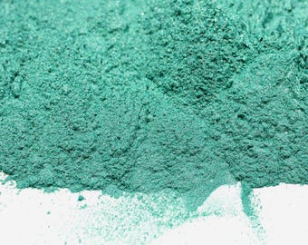 Aqua green mica powder epoxy resin cosmetics make up nail art Candle soy wax dye soap candle jewelry making Eyeshadow pigment