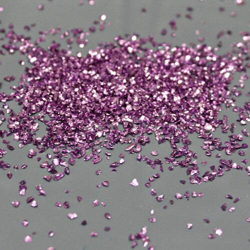 Chunky Purple Crushed Broken Glass 3D Nail Resin Art Irregular - Etsy