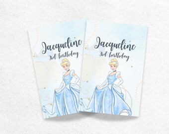 Cinderella Caprisun Labels | Editable Templates |Personalized Party | Canva |  PNG | Party Printables