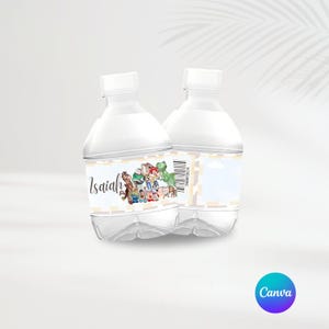 Toy Story Party Water Labels | Editable Templates | Toy Story Party Favors | Personalized Party | Canva | Kids Birthday