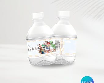 Toy Story Party Water Labels | Editable Templates | Toy Story Party Favors | Personalized Party | Canva | Kids Birthday