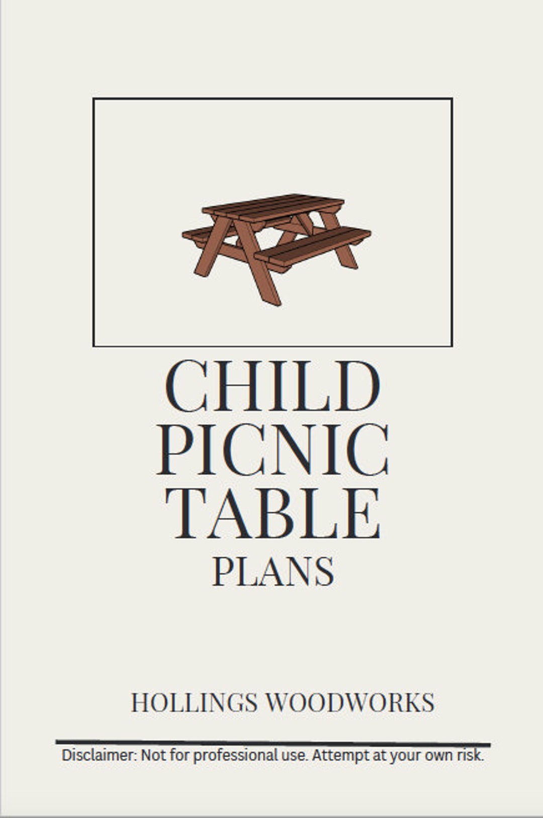 Outdoor Picnic Table Building Plans Easytofollow Instructions for DIY