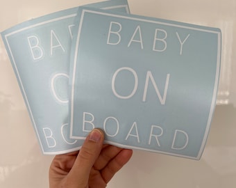 Baby on Board Vinyl Aufkleber, personalisierte Aufkleber, Auto Sticker