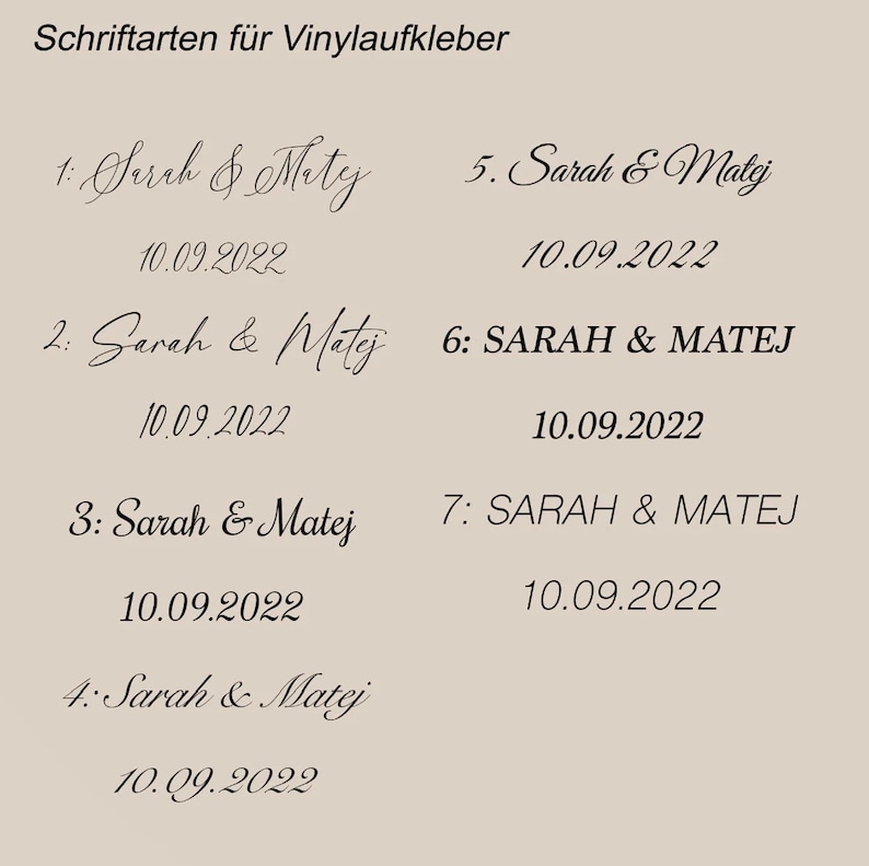 Damat Kahvesi Aufkleber personalisiert, Vinyl Aufkleber personalisiert, Kiz isteme Bild 5