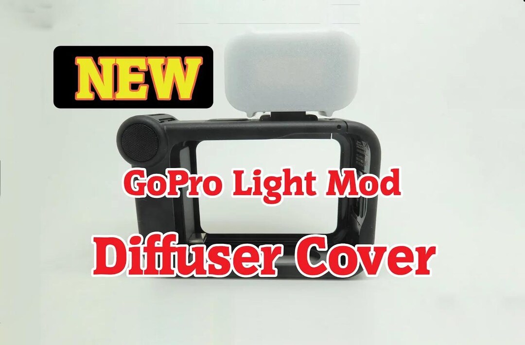New Gopro Light Mod - Secure Clip on - Replacement Diffuser Cover - Etsy