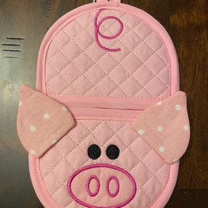 Pig Finger Oven Mitt, Trivet, Hot Pad, Oven Mitt, Gift