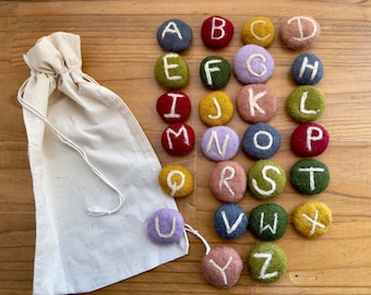 ABC Coins - Felt Alphabet - Color Sorting | ABC Toddler Tool  | Kids Christmas Present