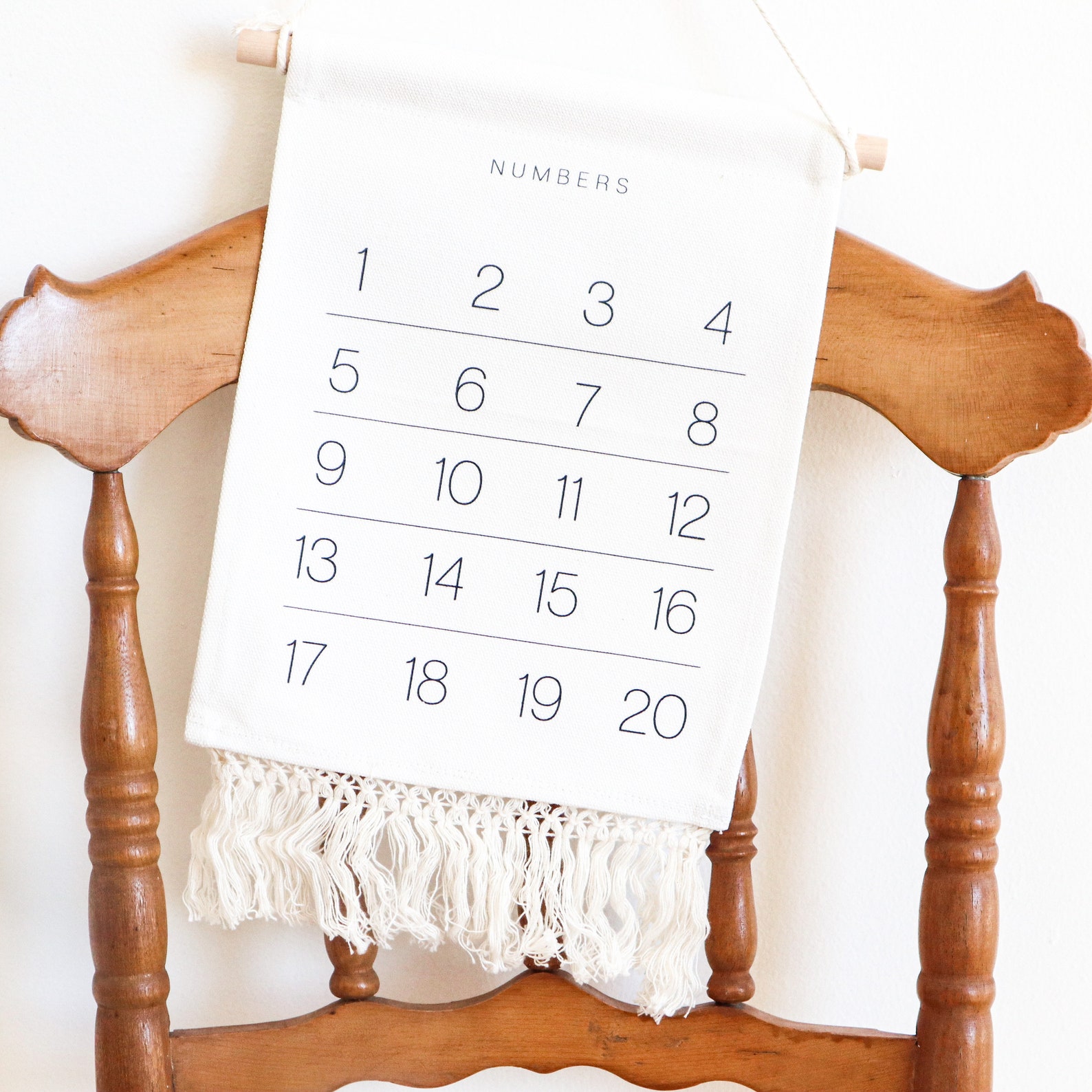 Numbers Tapestry Numbers Chart Educational Tapestry Art Etsy