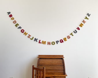 Alphabet Garland Felt | ABC Garland | Kids Christmas Present