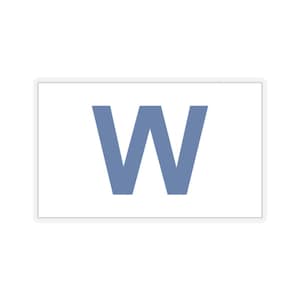 Adesivo bandiera Chicago Cubs Fly the W - Adesivo regalo per tifosi della squadra di baseball, vinile