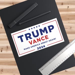 Trump Vance 2024 Bumper Sticker